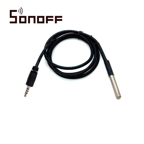 SENSOR DE TEMPERATURA SONOFF DS18B20 A PRUEBA DE AGUA INALAMBRICO COMPATIBLE CON SONOFF TH10/TH16 PARA IOS Y ANDROID COMPATIBLE CON ALEXA/GOOGLE HOME/NEST/IFTTT-Automatizacion - Casa Inteligente-SONOFF-Bsai Seguridad & Controles