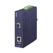 CONVERTIDOR DE MEDIOS POE INDUSTRIAL, PUERTO SFP 1000BASE-SX/LX A PUERTO RJ45 GIGABIT CON SALIDA POE 802.3AT (HASTA 30 W).