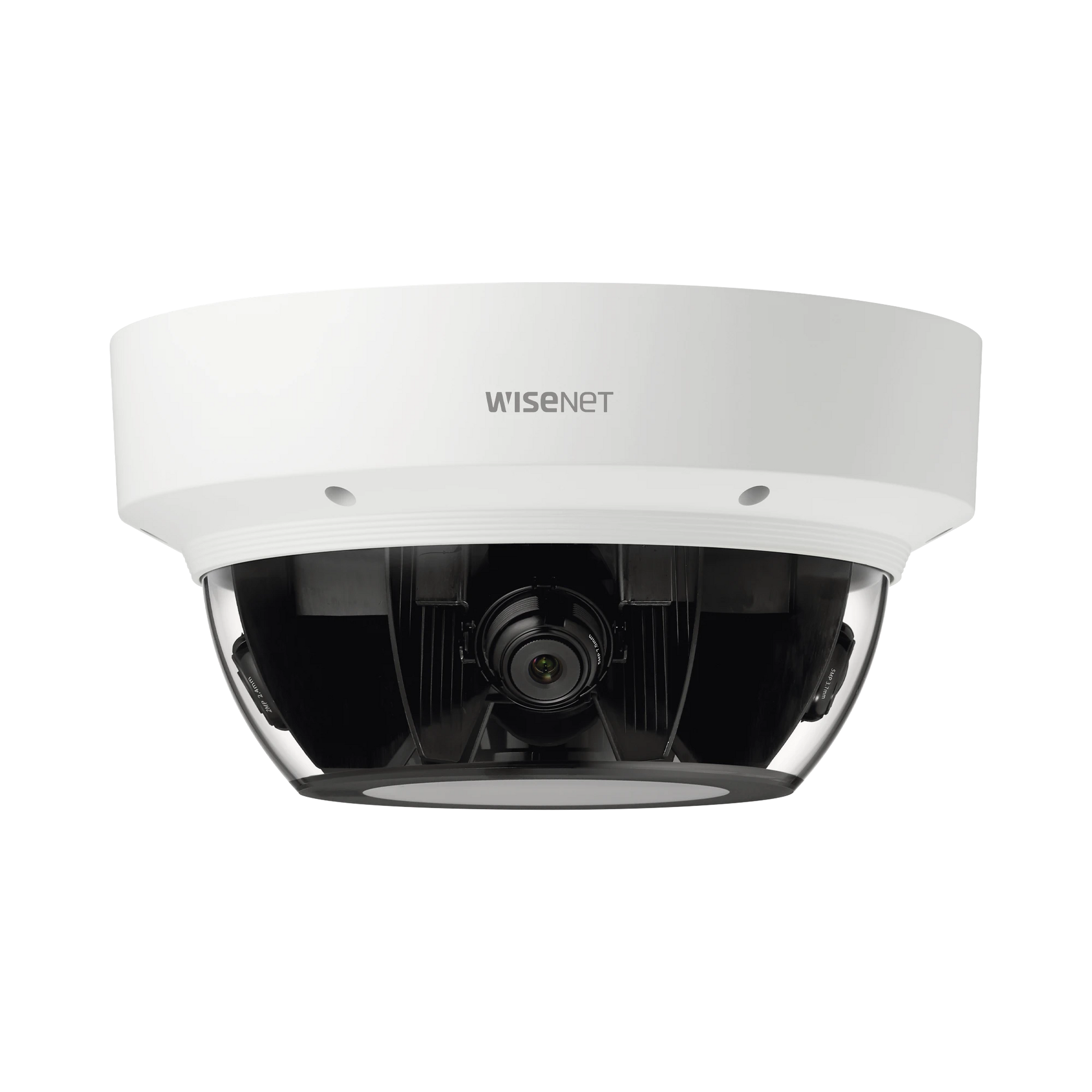 CÁMARA IP MULTISENSOR 8 - 20 MP (4 SENSORES DE 2 O 5 MP) LENTES INTERCAMBIABLES / HASTA 4 TARJETAS SD DE 256 GB / WDR DE HASTA 150DB / IP66 / IK10-Cámaras IP-Hanwha Techwin Wisenet-Bsai Seguridad & Controles