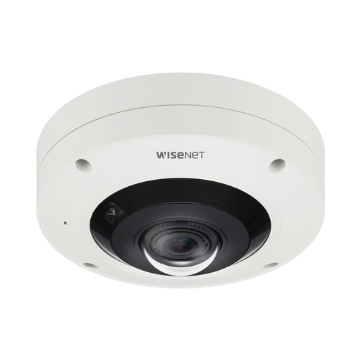 FISHEYE IP 12 MEGAPIXEL / WDR 120DB / PTZ DIGITAL 16X / MAPA DE CALOR Y CONTEO DE PERSONAS / IP66 / IK10-Cámaras IP-Hanwha Techwin Wisenet-XNF-9010RV-Bsai Seguridad & Controles