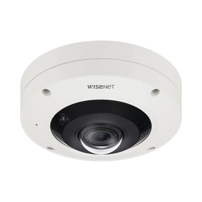 FISHEYE IP 12 MEGAPIXEL / WDR 120DB / PTZ DIGITAL 16X / MAPA DE CALOR Y CONTEO DE PERSONAS / IP66 / IK10-Cámaras IP-Hanwha Techwin Wisenet-XNF-9010RV-Bsai Seguridad & Controles