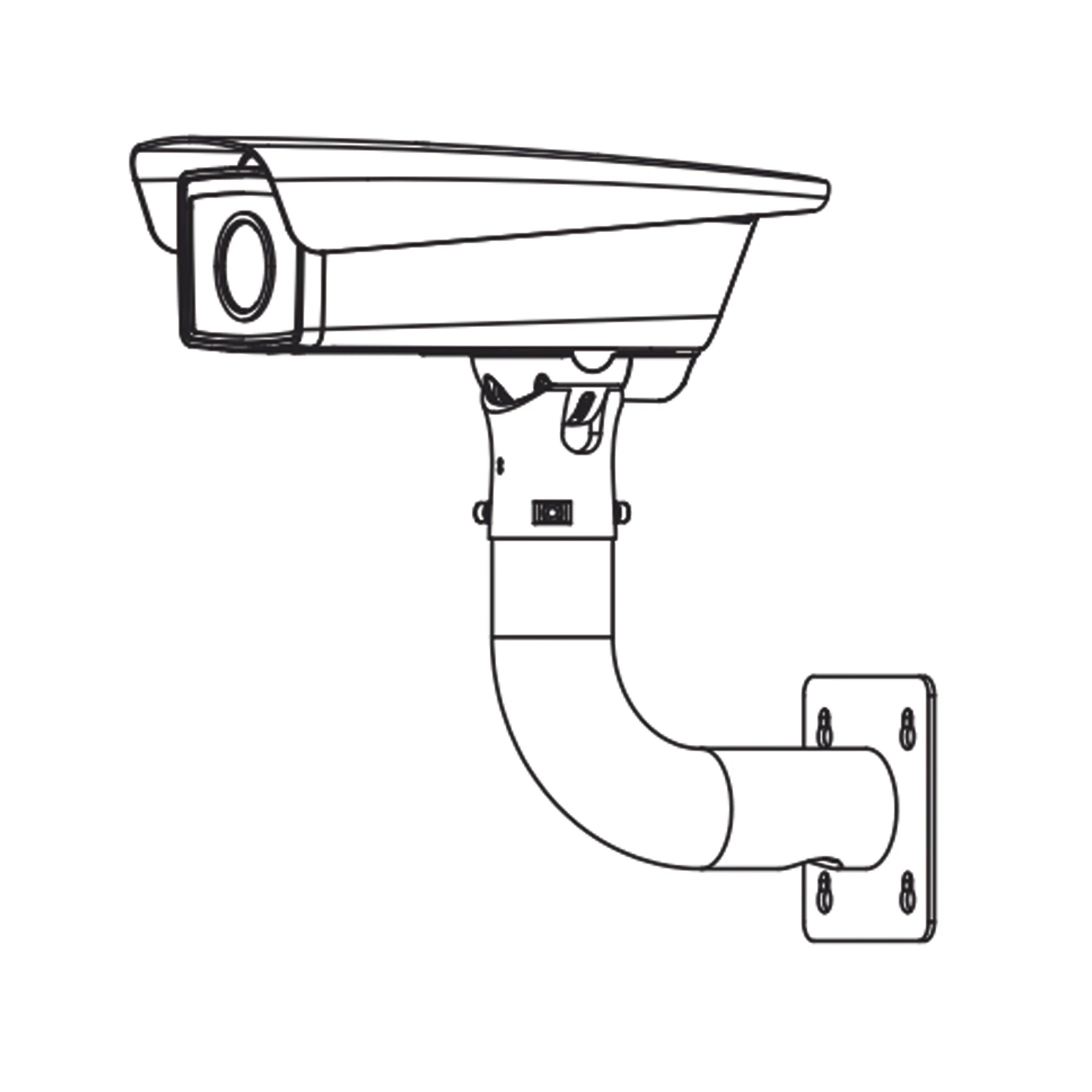 CÁMARA IP 4 MEGAPIXEL / LENTE MOTORIZADO 3.1 - 6 MM / RECONOCIMIENTO Y CAPTURA DE PLACAS VEHICULARES / DARKFIGHTER / IP67 / IK10 + MONTAJE DE PARED-Cámaras IP-HIKVISION-Bsai Seguridad & Controles