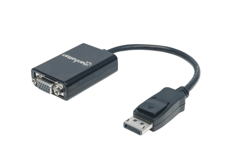 MANHATTAN - 151962 ADAPTADOR DISPLAYPORT M A VGA H 15CM-Servidores y Software-MANHATTAN-Bsai Seguridad & Controles