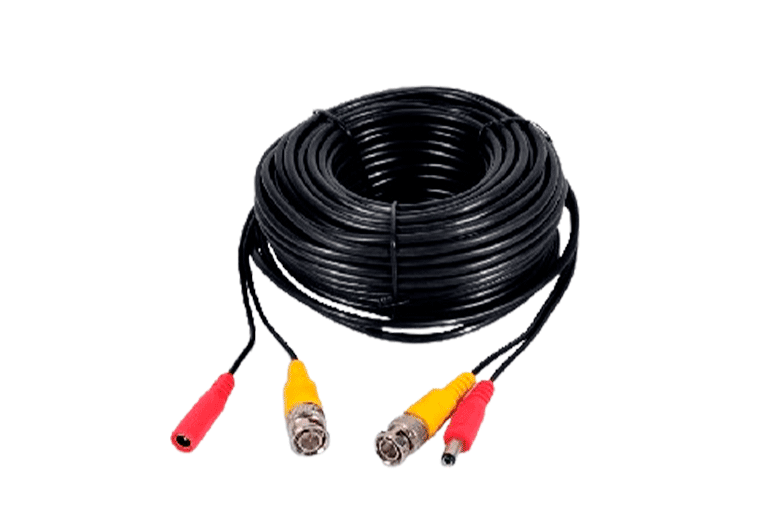 SAXXON SXWB40 - CABLE COAXIAL SIAMÉS ARMADO / CONECTOR BNC DE VIDEO / CONECTOR DE ALIMENTACIÓN / 40 METROS / 100% COBRE / OPTIMIZADO PARA CÁMARAS 4K / USO EN INTERIOR-Siamés-SAXXON-Bsai Seguridad & Controles