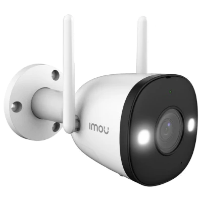 IMOU BULLET 2 4 MP(IPC-F42FEN-0280B-IMOU) -CÁMARA IP BULLET DE 4 MEGAPÍXELES WIFI/FULLCOLOR/VISIÓN NOCTURNA INTELIGENTE/AUDIO DOS VÍAS/ DISUASIÓN ACTIVA CON ESTROBO Y SIRENA INTEGRADOS / 102° DE APERTURA/ LENTE DE 2.8 MM/30 MTS IR/ H.265/ MICROSD/ IP67-WiFi (Inalámbricas)-DAHUA-DHT0150020-Bsai Seguridad & Controles
