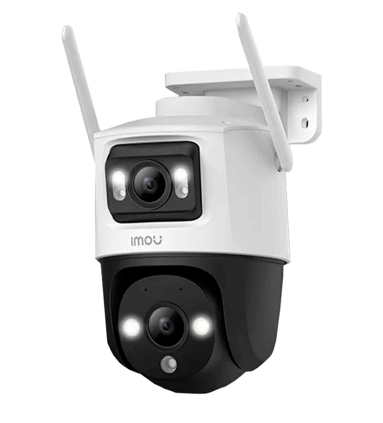 IMOU CRUISER DUAL 8MP (IPC-S7XN-8M0WED) - CÁMARA IP PT WIFI DUAL DE 8MP CON LENTE FIJO Y PT DE 3MP, VISIÓN NOCTURNA DE 30M, MICRÓFONO Y ALTAVOZ INTEGRADOS, AUDIO BIDIRECCIONAL Y INTELIGENCIA ARTIFICIAL #LONUEVO-WiFi-IMOU-Bsai Seguridad & Controles