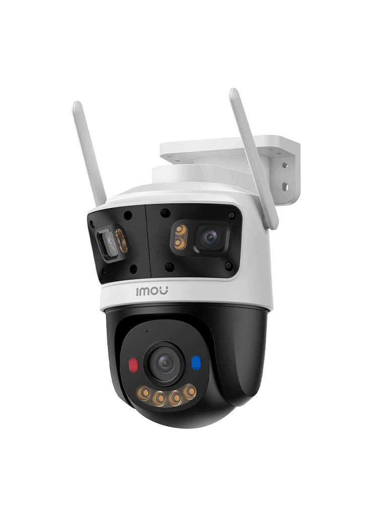 IMOU CRUISER TRIPLE 11MP (IPC-S7UN-11M0WED ) - CAMARA IP PT TRIPLE WIFI SMART COLOR 11MP CON 2 LENTES FIJOS DE 3 MEGAPIXELES + LENTE PT 5 MEGAPIXELES / DUAL SD 512GB C/U / DISUASIÓN ACTIVA / AUDIO BIDIRECCIONAL-WiFi-IMOU-Bsai Seguridad & Controles