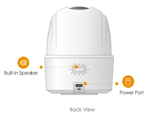 IMOU RANGER 2C 4MP (IPC-TA42N-B-IMOU)- CÁMARA IP DOMO MOTORIZADO WIFI DE 4 MEGAPÍXELES/ H.265/ AUTOTRACKING/ DETECCIÓN DE HUMANOS/ MODO PRIVACIDAD/ MICRÓFONO & BOCINA INTEGRADAS/ SIRENA/ LENTE DE 3.6MM/ AUDIO DOS VÍAS/ RANURA MICROSD/ #TOPIMOU-WiFi (Inalámbricas)-DAHUA-DHT0150023-Bsai Seguridad & Controles