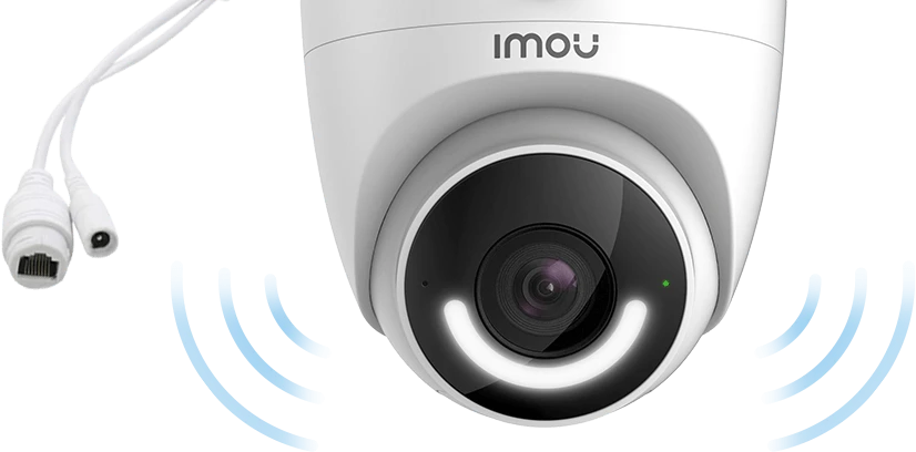 IMOU TURRET (IPC-T26EN-0280B-IMOU) - CAMARA IP DOMO WIFI DE 2 MEGAPIXELES/ DISUASIÓN ACTIVA/ SIRENA INTEGRADA/ LED DE ALTA POTENCIA/ MICROFONO INTEGRADO/ AUDIO BIDERECCIONAL/ DETECCIÓN DE HUMANOS/ IR 30 MTS/ IP67/ RANURA PARA MICROSD/-WiFi (Inalámbricas)-DAHUA-DHT0300021-Bsai Seguridad & Controles