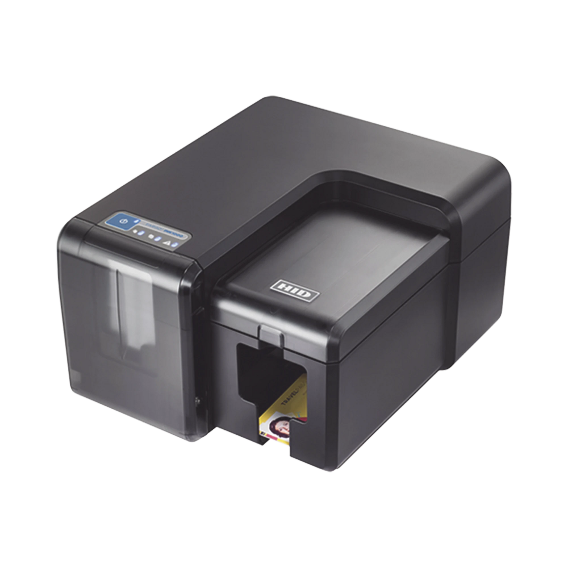 IMPRESORA PARA TARJETAS DE INYECCIÓN DE TINTA / UNA CARA /IMPRESIÓN BORDE A BORDE-Identificación y Credencialización-HID-Bsai Seguridad & Controles