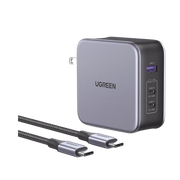 CARGADOR DE 140W SERIE NEXODE / 3 PUERTOS DE CARGA RÁPIDA / 2 USB-C / 1 USB-A / TECNOLOGÍA GAN II +SIC / POWER DELIVERY 3.1 / QUICK CHARGE 4.0 / TECNOLOGÍA DE PROTECCIÓN TÉRMICA/ OPTIMIZA LA EXPERIENCIA DE CARGA / INCLUY-Accesorios Generales-UGREEN-Bsai Seguridad & Controles
