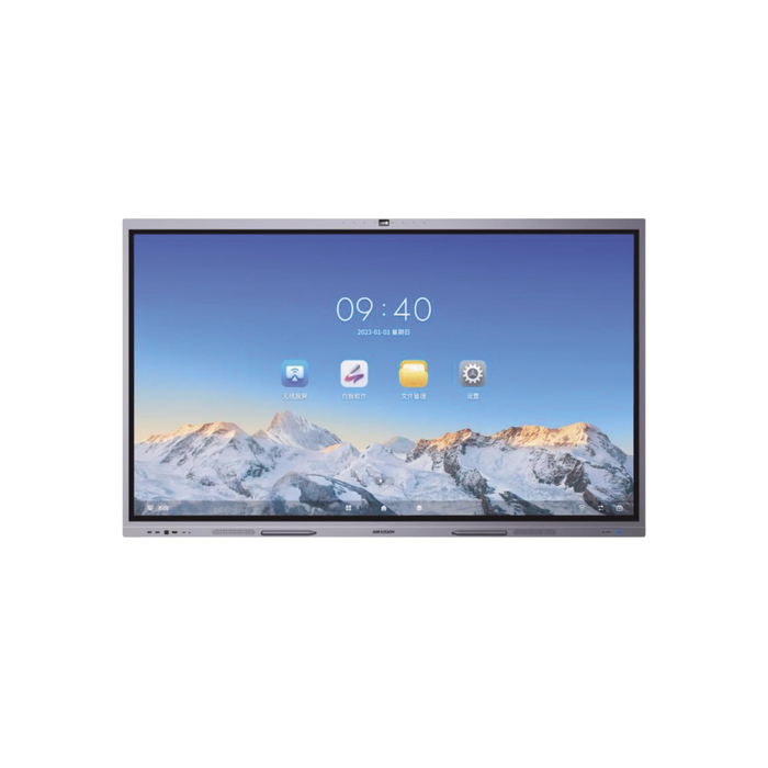 PANTALLA INTERACTIVA TOUCH DE 75" ANDROID 13 (ACTUALIZABLE A ANDRIOD 14) / CÁMARA WEB 8 MP / RESOLUCIÓN 4K / BOCINAS INTEGRADAS / ENTRADAS HDMI Y VGA / INCLUYE 2 LÁPICES PARA ESCRIBIR-VoIP - Telefonía IP - Videoconferencia-HIKVISION-DS-D5C75RB/B-Bsai Seguridad & Controles