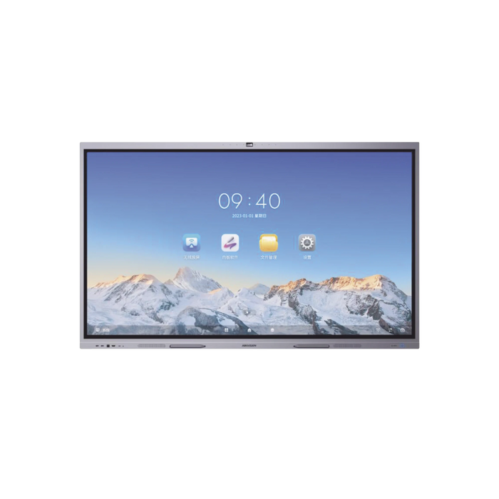 PANTALLA INTERACTIVA TOUCH DE 86" ANDROID 13 (ACTUALIZABLE A ANDROID 14) / CÁMARA WEB 8 MP / RESOLUCIÓN 4K / BOCINAS INTEGRADAS / ENTRADAS HDMI Y VGA / INCLUYE 2 LÁPICES PARA ESCRIBIR-Reuniones Interactivas-HIKVISION-DS-D5C86RB/B-Bsai Seguridad & Controles