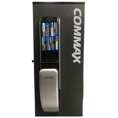 COMMAX CDL210R - CERRADURA BIOMÉTRICA INTELIGENTE CON APERTURA POR MEDIO DE DIFERENTES VALIDACIONES COMO HUELLA, PIN O TARJETA MIFARE/ SOPORTA HASTA 100 USUARIOS/ REQUIERE BATERÍAS AA/ INCLUYE 2 LLAVES MECÁNICAS Y LLAVEROS RFID-Inteligente-COMMAX-Bsai Seguridad & Controles