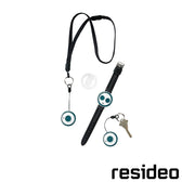 BOTON DE PANICO RESIDEO 5802WXT INALAMBRICO/ DISEÑO ELEGANTE Y COMPACTO/ DE USO PERSONAL/ TIPO PULSERA O PARA USAR EN EL CUELLO/ RESISTENTE AL AGUA/ COMPATIBLE CON EL SISTEMA INALAMBRICO RESIDEO HOME 5800 SERIES / INCLUYE BATERIA-Alarmas-RESIDEO-Bsai Seguridad & Controles