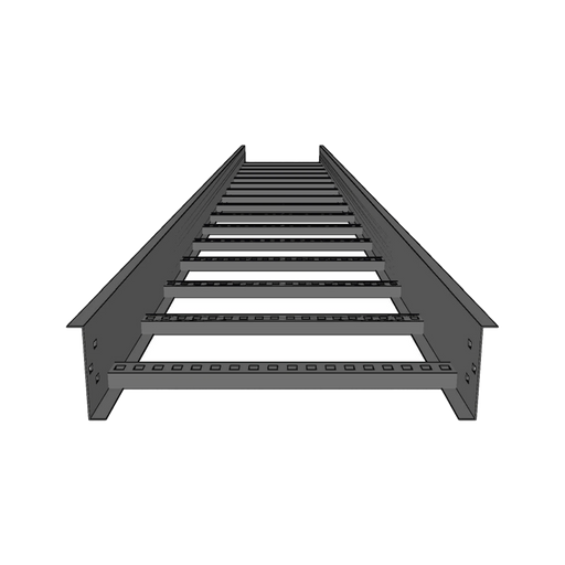 ESCALERA DE ALUMINIO PORTACABLES / PERFIL Z / PERALTE 3 1/4" /PASO 9" / ANCHO 9" / 3.66 METROS / CAPACIDAD MÁX. 205 CABLES / INCLUYE COPLE UNION Y TORNILLERÍA-Charola-CHAROFIL-CH-E89PX9AK-Bsai Seguridad & Controles