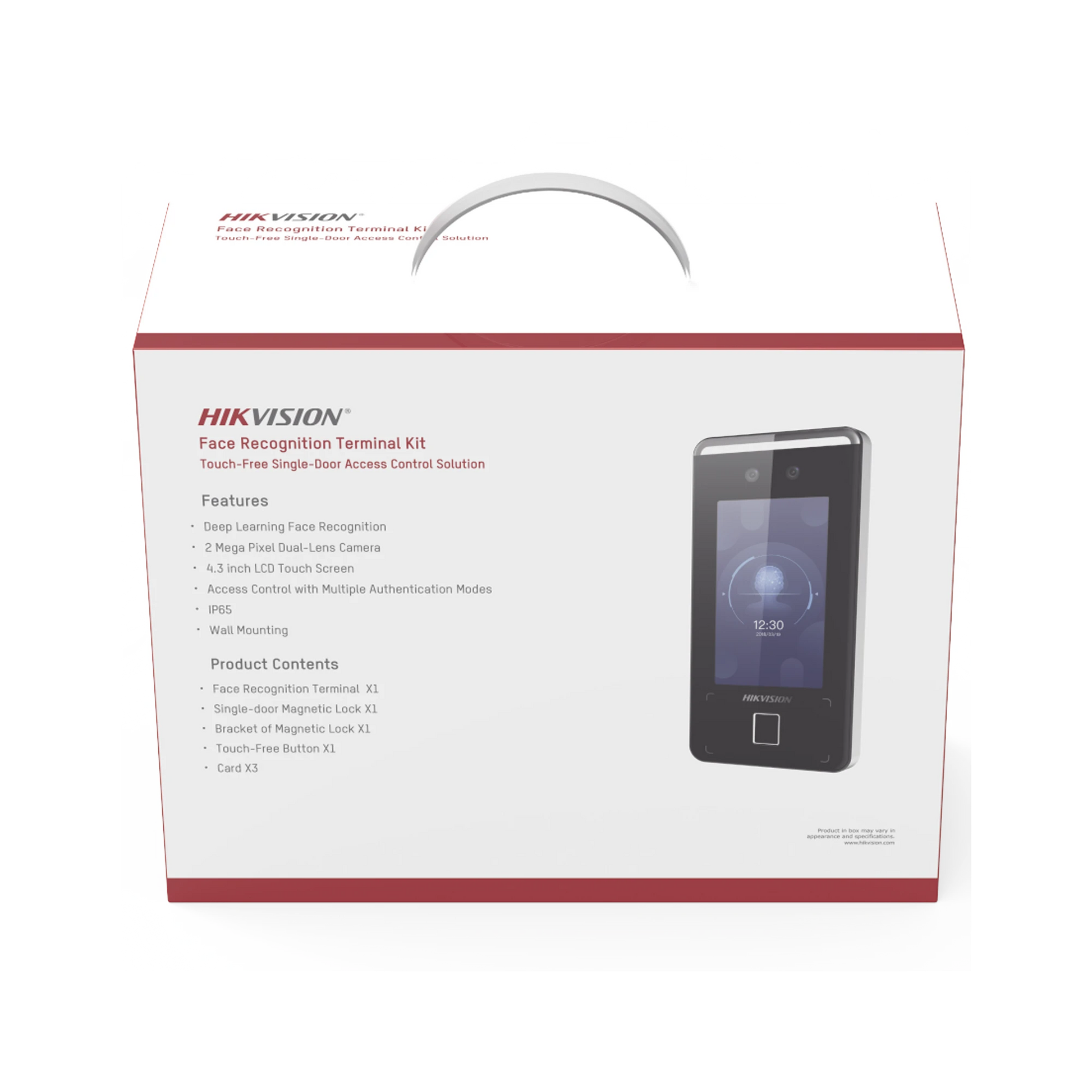 KIT DE CONTROL DE ACCESO TODO INCLUIDO CON LECTOR DE ROSTROS, QRS , TARJETAS Y HUELLAS COMPATIBLE CON APP HIKCONNECT / VIDEOPORTERO / INCLUYE ELECTROIMÁN BOTÓN DE SALIDA Y MONTAJES Z Y L PARA IMÁN-Biometricos-HIKVISION-Bsai Seguridad & Controles