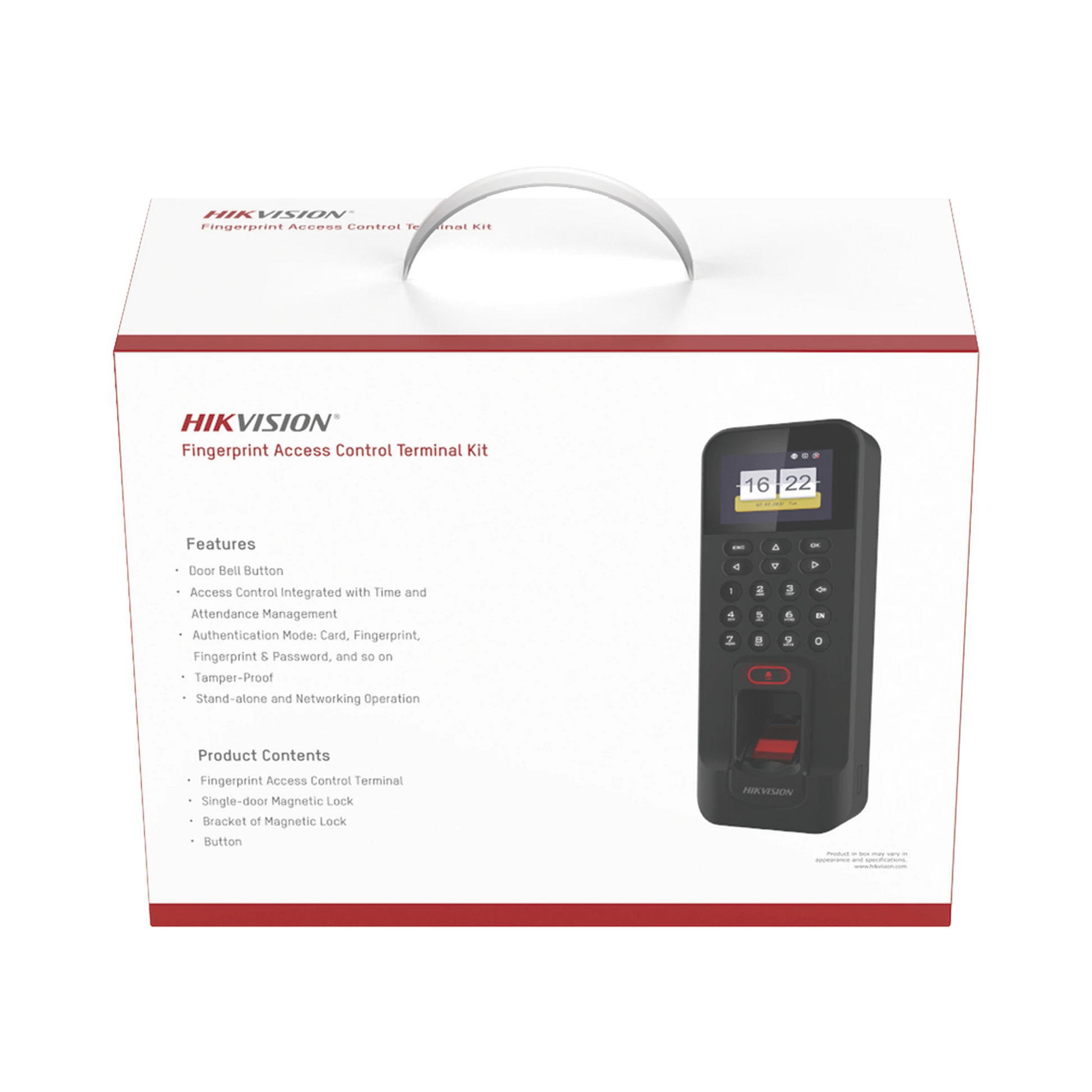 KIT DE CONTROL DE ACCESO TODO INCLUIDO CON LECTOR DE HUELLAS Y TARJETAS COMPATIBLE CON APP HIKCONNECT / INCLUYE ELECTROIMÁN BOTÓN DE SALIDA Y MONTAJES Z Y L PARA IMÁN (DS-K1T804)-Biometricos-HIKVISION-Bsai Seguridad & Controles