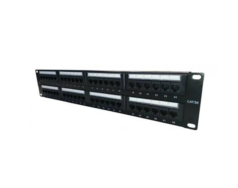 SBETECH SBE-2202-48P - PANEL DE PARCHEO CATEGORÍA 5E/ 48 PUERTOS/ INCLUYE ETIQUETA EN FRENTE Y PARTE TRASERA-Patch Panel-SBE TECH-Bsai Seguridad & Controles