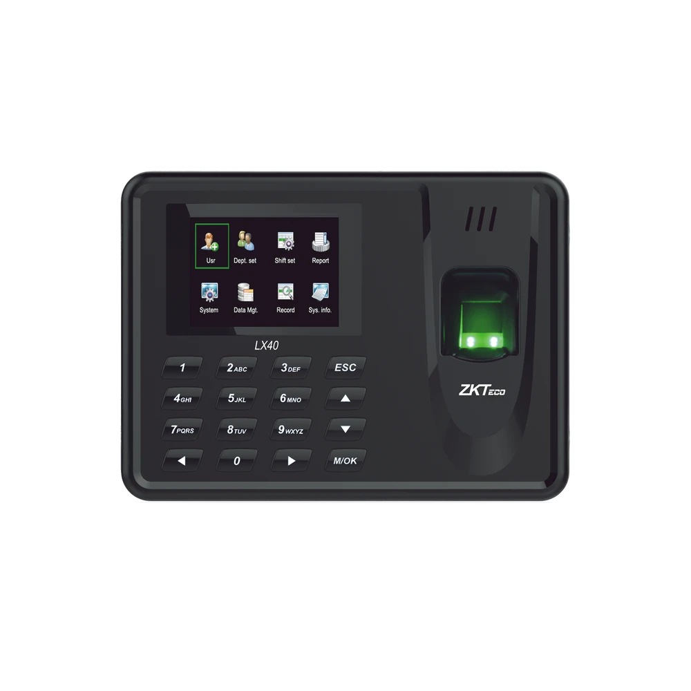 LECTOR DE HUELLA CON TECLADO PARA CONTROL DE ASISTENCIA, 500 HUELLAS, GENERA REPORTE POR USB EN EXCEL, DESCARGA MEDIANTE MEMORIA USB / INCLUYE FUENTE-Biometricos-ZKTECO-Bsai Seguridad & Controles
