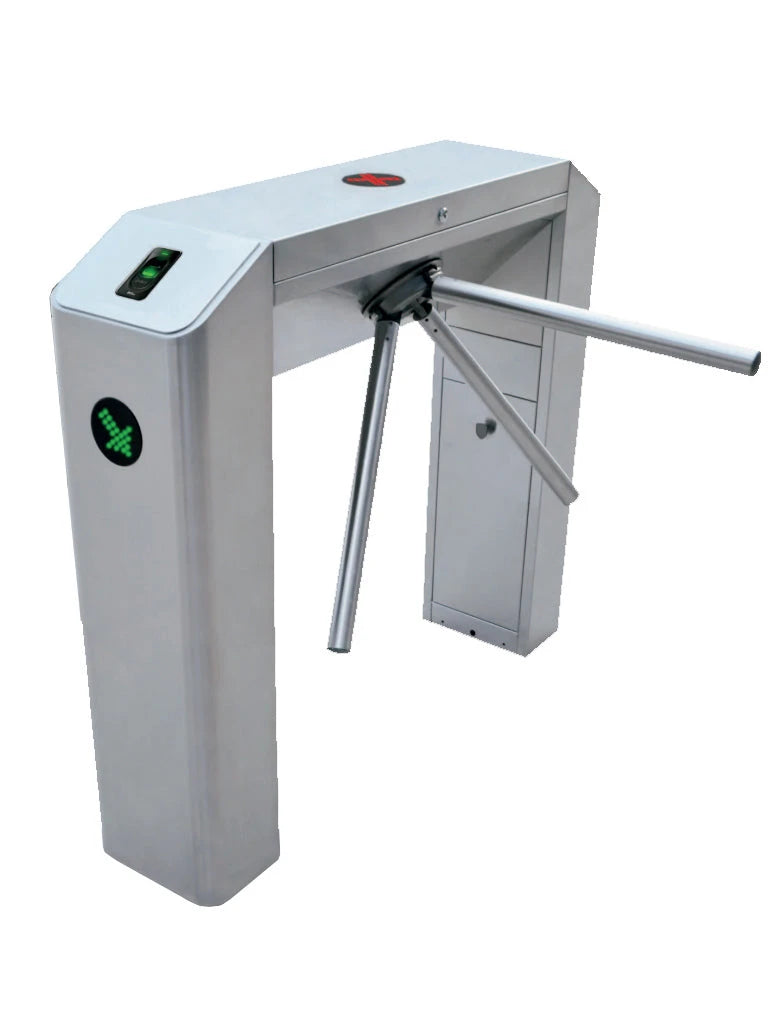 ZKTECO TS2022PRO - TORNIQUETE BIDIRECCIONAL SEMIAUTOMÁTICO TIPO PUENTE / ACERO SUS304 / CARRIL 50 CM / 110V / EXTERIOR PROTEGIDO / 25 A 48 PERSONAS X MIN. / INDICADORES LED / INCLUYE LECTORES FR1200 Y PANEL INBIO260 INTEGRADO-Torniquetes-ZKTECO-Bsai Seguridad & Controles