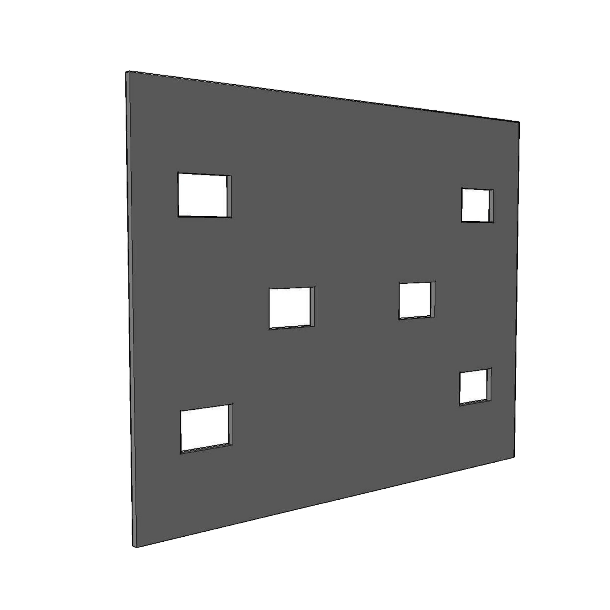 COPLE PARA UNIONES DE ESCALERA DE ALUMINIO / PLANO / PERALTE 3 1/4" / INCLUYE TORNILERÍA-Charola-CHAROFIL-Bsai Seguridad & Controles