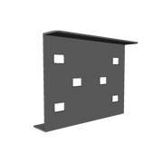 COPLE PARA UNIONES DE ESCALERA DE ALUMINIO / PERFIL Z / PERALTE 3 1/4" / INCLUYE TORNILERÍA-Charola-CHAROFIL-Bsai Seguridad & Controles