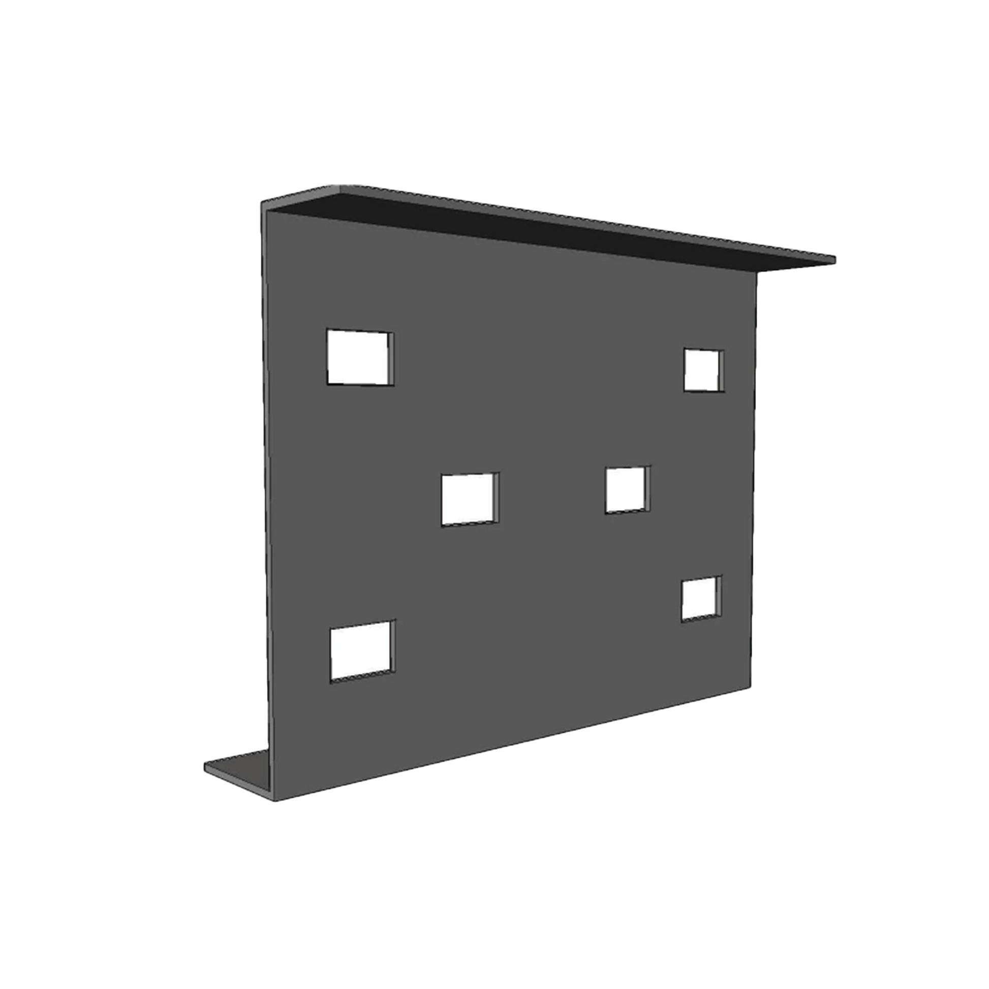 COPLE PARA UNIONES DE ESCALERA DE ALUMINIO / PERFIL Z / PERALTE 3 1/4" / INCLUYE TORNILERÍA-Charola-CHAROFIL-Bsai Seguridad & Controles