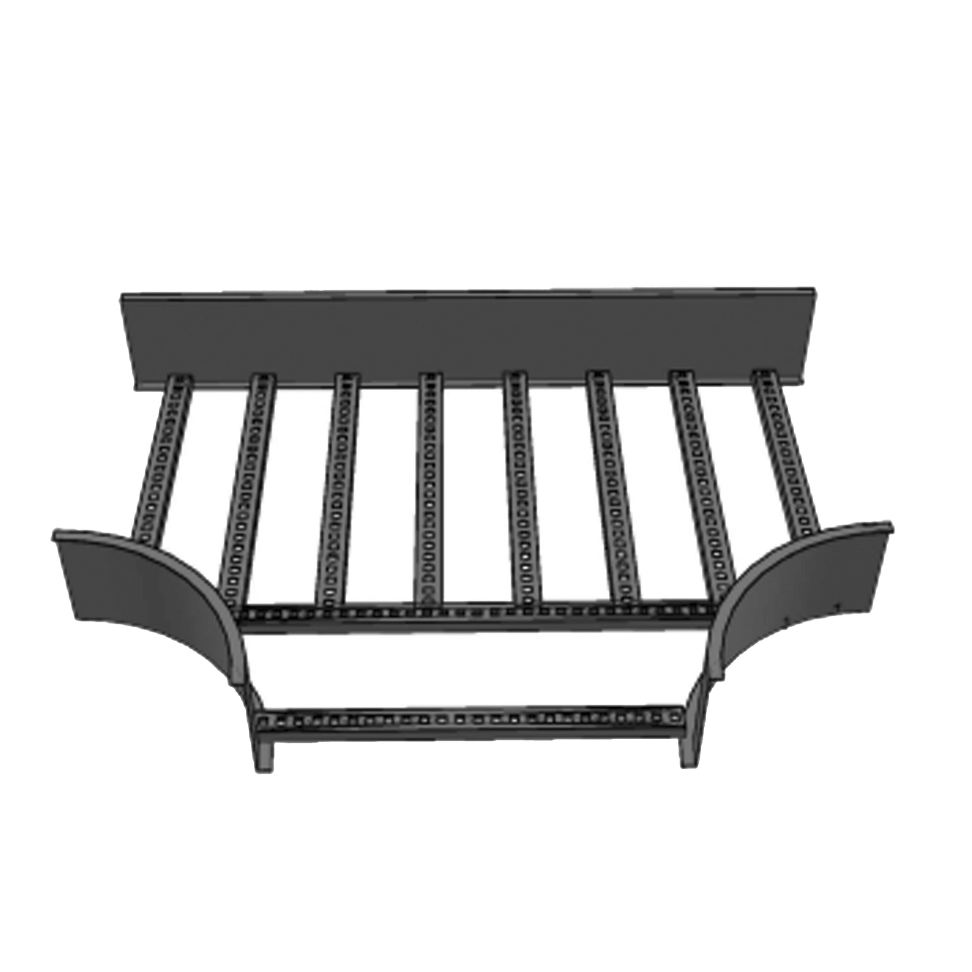 DERIVACIÓN "T" HORIZONTAL DE ALUMINIO PERFIL Z / PERALTE 3 1/4" / ANCHO 6"/ RADIO 8" / INCLUYE TORNILLERÍA-Charola-CHAROFIL-Bsai Seguridad & Controles