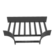 DERIVACIÓN "T" HORIZONTAL DE ALUMINIO PERFIL Z / PERALTE 3 1/4" / ANCHO 9"/ RADIO 8" / INCLUYE TORNILLERÍA-Charola-CHAROFIL-Bsai Seguridad & Controles