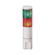 INDICADOR DE ESTADO LED MICROSTAT, 2 NIVELES, UL Y CUL, 120VCA, VERDE, ROJO-Luces Perimetrales-FEDERAL SIGNAL INDUSTRIAL-Bsai Seguridad & Controles