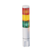 INDICADOR DE ESTADO LED MICROSTAT, 3 NIVELES, UL Y CUL, 120VCA, ROJO, ÁMBAR, VERDE-Luces Perimetrales-FEDERAL SIGNAL INDUSTRIAL-Bsai Seguridad & Controles