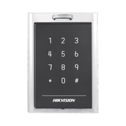 LECTOR DE TARJETAS MIFARE Y CONTRASEÑAS / CONEXIÓN WIEGAND Y RS-485 / ESTÉTICO Y FÁCIL DE UTILIZAR / INDICADOR LED-Lectoras y Tarjetas-HIKVISION-Bsai Seguridad & Controles