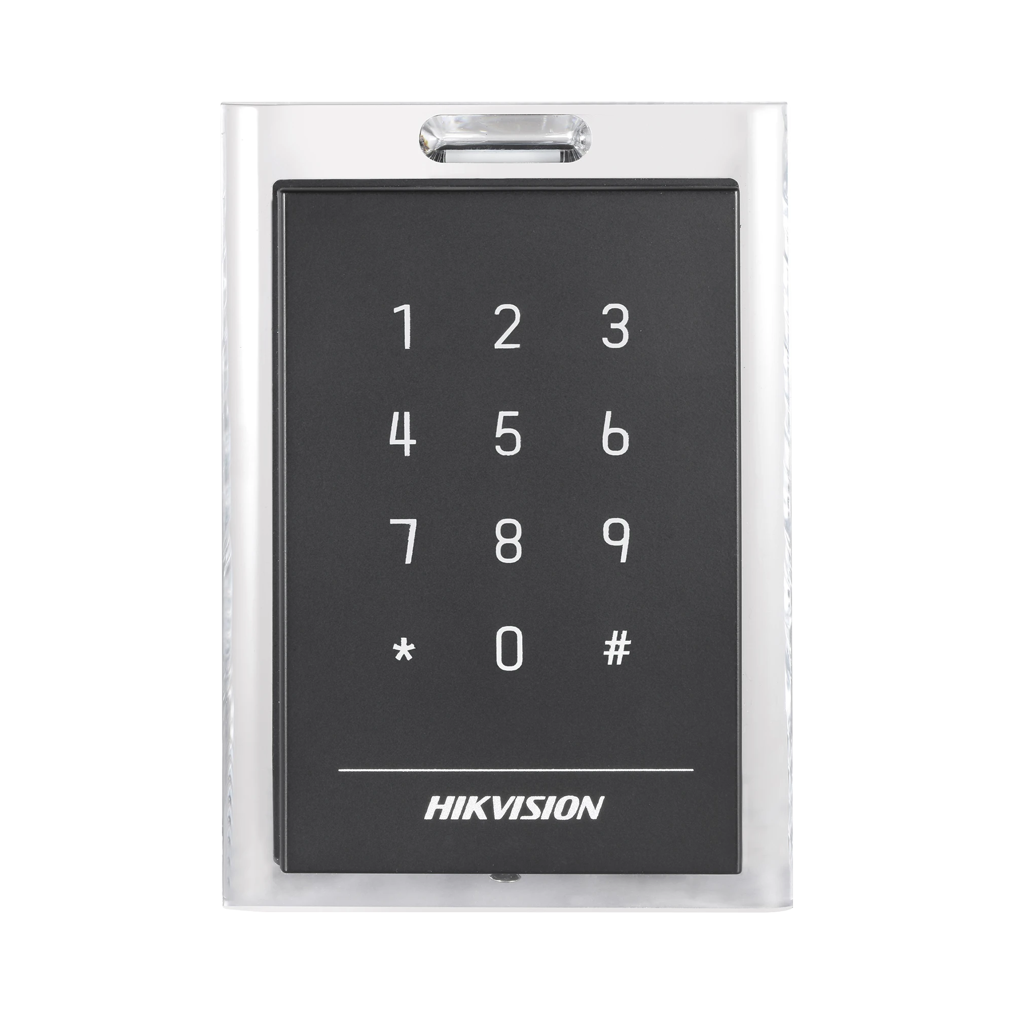 LECTOR DE TARJETAS MIFARE Y CONTRASEÑAS / CONEXIÓN WIEGAND Y RS-485 / ESTÉTICO Y FÁCIL DE UTILIZAR / INDICADOR LED-Lectoras y Tarjetas-HIKVISION-Bsai Seguridad & Controles