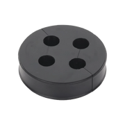 INSERTO DE CAUCHO DE 4" CON CUATRO ORIFICIOS PARA CABLE DE 3/8 IN-Antenas-SYSCOM TOWERS-Bsai Seguridad & Controles