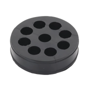 INSERTO DE CAUCHO DE 4" CON NUEVE ORIFICIOS PARA CABLE DE 1/2 IN-Antenas-SYSCOM TOWERS-Bsai Seguridad & Controles