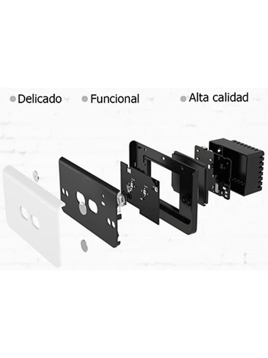 WULIAN SWITCHA2LN - APAGADOR INTELIGENTE FORMATO AMERICANO CONEXIÓN LN 2 BOTONES / ZIGBEE / INSTALACIÓN SIN MODIFICAR CHALUPAS EXISTENTES-Control de Iluminación-WULIAN-WLN493007-Bsai Seguridad & Controles