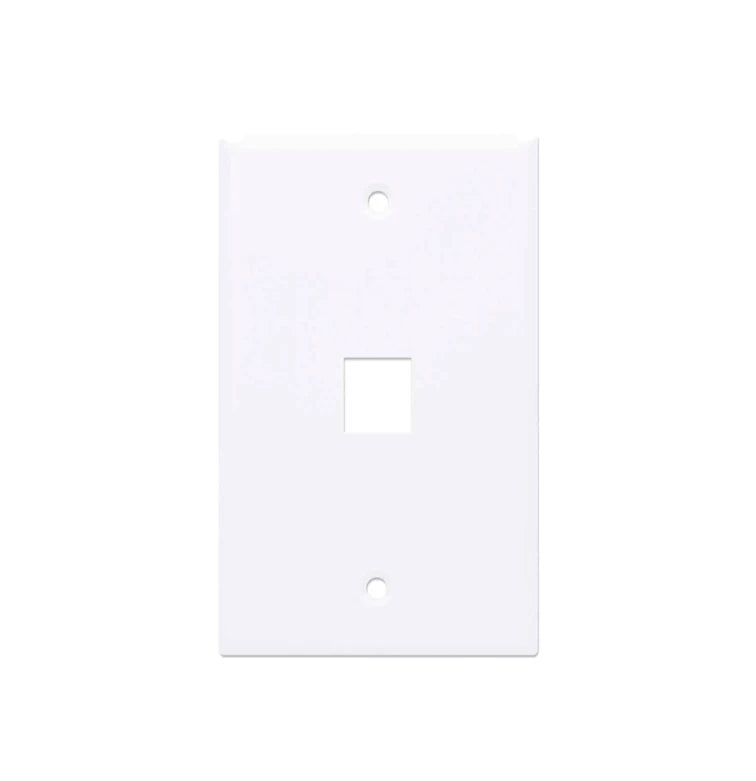 INTELLINET 163286 - TAPA (FACEPLATE) / 1 PERFORACION / BLANCO-Faceplate Y Cajas Universales-INTELLINET-Bsai Seguridad & Controles