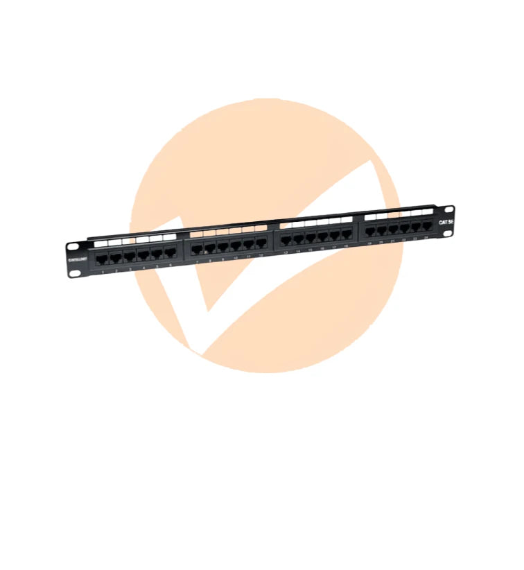 INTELLINET 513555 - PANEL DE PARCHEO CAT5E 24 PUERTOS, UTP, 1UR-Patch Panel-INTELLINET-Bsai Seguridad & Controles