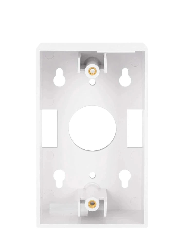 INTELLINET 517874 CAJA PARA PARED CONEXIÓN SENCILLA, 4.8 CM DE PROFUNDIDAD, BLANCO CONEXIÓN SENCILLA, 4.8 CM DE PROFUNDIDAD, BLANCO-Faceplate Y Cajas Universales-INTELLINET-Bsai Seguridad & Controles