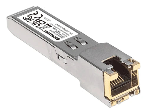 INTELLINET 523882 - MÓDULO TRANSCEPTOR SFP GIGABIT RJ45 DE COBRE PUERTO 1000BASE-T (RJ45), 100 M (328 FT.)-Transceptores de Fibra-INTELLINET-Bsai Seguridad & Controles
