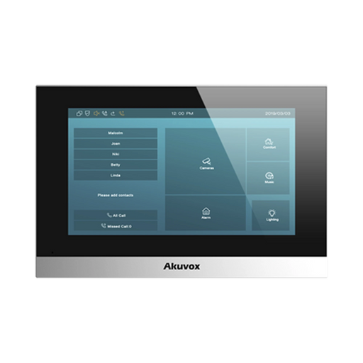 MONITOR ANDROID DE 7 PULGADAS P/ INTERCOM SIP-Videoporteros e Interfonos-AKUVOX-C315W-Bsai Seguridad & Controles