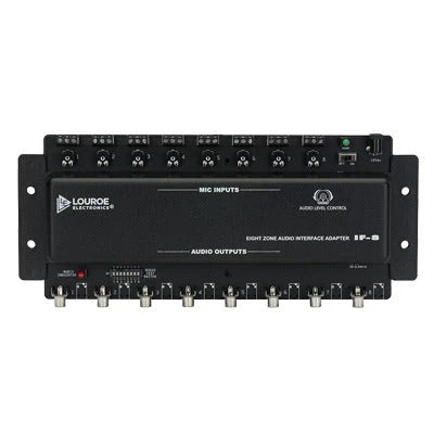 INTERFAZ DE AUDIO LOUROE DE 8 ZONAS PARA MICRÓFONOS, PROPORCIONA ALIMENTACIÓN , CONTROL DE GANANCIA Y FACILITA LA CONEXIÓN ENTRE MICRÓFONOS Y CÁMARAS.-Accesorios-LOUROE ELECTRONICS-Bsai Seguridad & Controles
