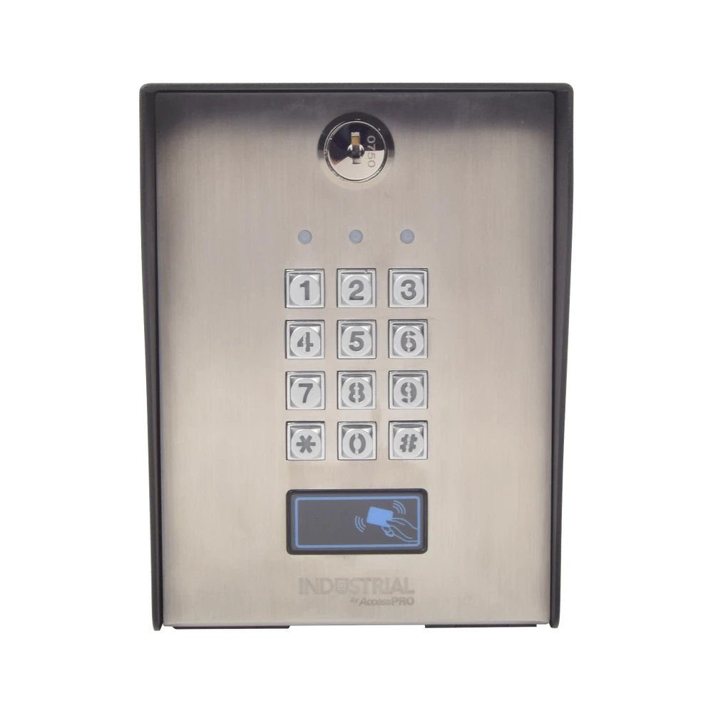 TECLADO EXTERIOR/INTERIOR ANTIVANDÁLICO, 3 RELEVADORES, 50 CÓDIGOS DE VISITANTES, 1200 USUARIOS-Controles de Acceso-ACCESSPRO-Bsai Seguridad & Controles