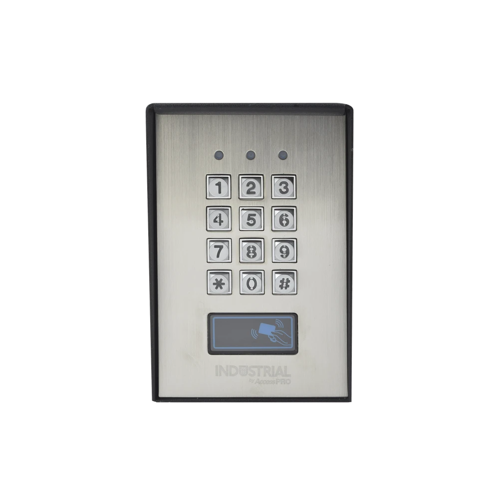 TECLADO EXTERIOR/INTERIOR ANTIVANDÁLICO, 3 RELEVADORES, SALIDA WIEGAND, 1200 USUARIOS, LECTOR DE PROXIMIDAD-Controles de Acceso-EPCOM-Bsai Seguridad & Controles
