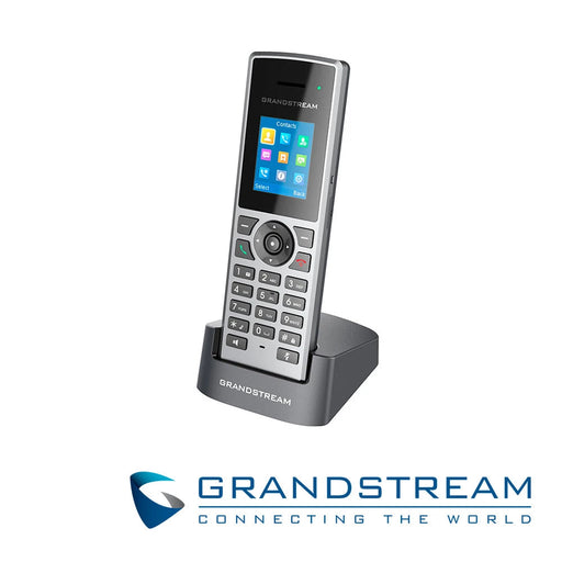 TELEFONO VOIP INALAMBRICO DECT GRANDSTREAM DP722, SE ENLAZA CON LA ESTACIONES BASE DP750/DP752 CON ALCANCE 350/50MTS EXTERIOR/INTERIOR, PANTALLA LCD 1.8'' A COLOR, HASTA 10 LINEAS, INCLUYE ADAPTADOR MICRO-USB 5VDC, BASE, CLIP CINTURON Y 2 BATERIAS-VoIP y Telefonía IP-GRANDSTREAM-DP722-Bsai Seguridad & Controles