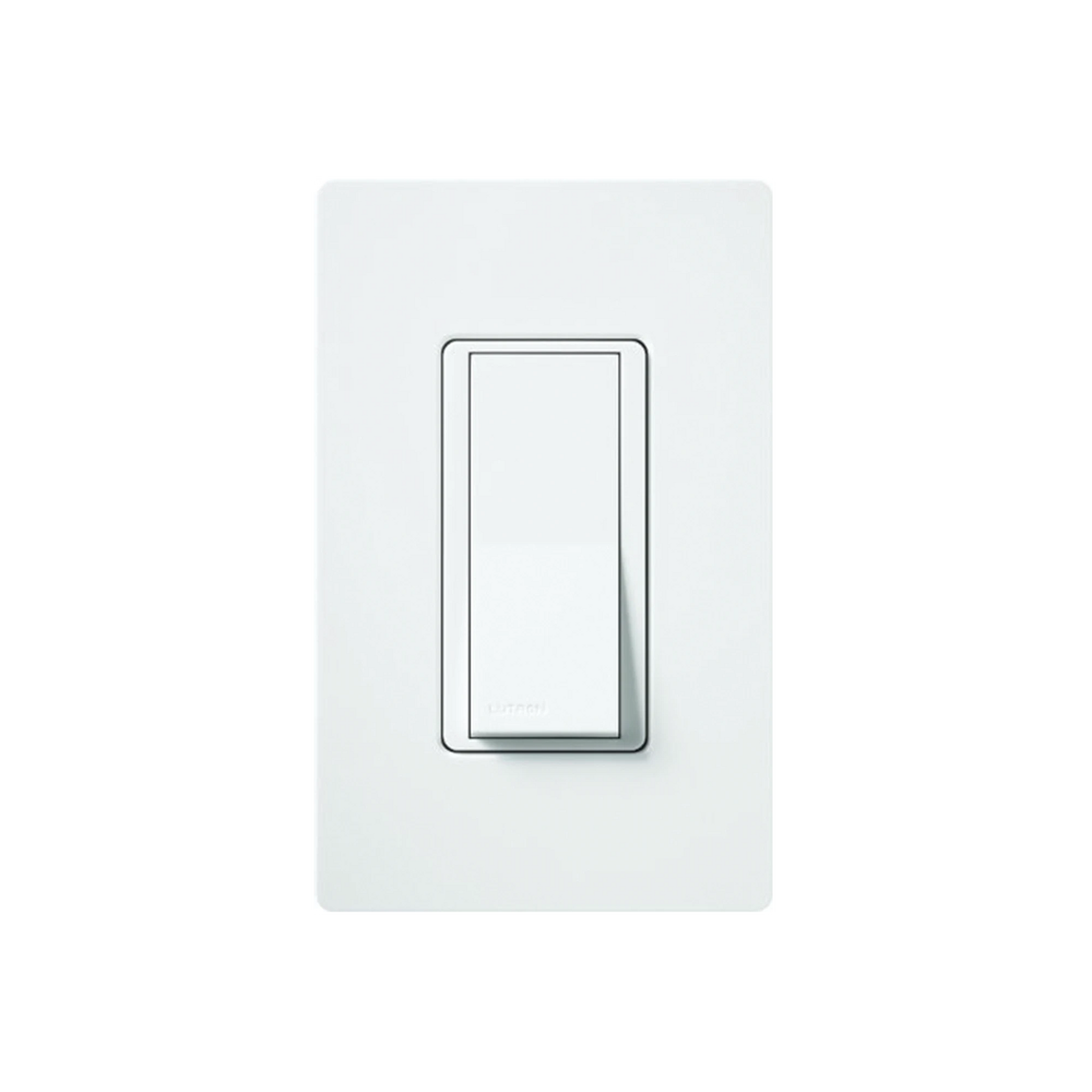 INTERRUPTOR CLARO, 3 HILOS, 15A, COLOR BLANCO-Automatización - Casa Inteligente-LUTRON ELECTRONICS-Bsai Seguridad & Controles