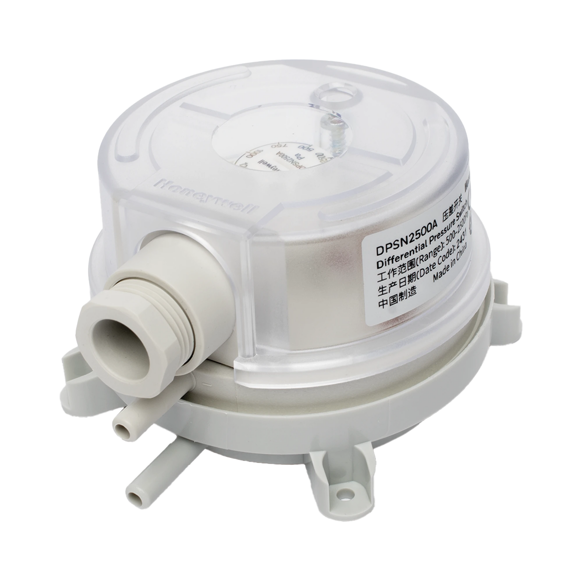 INTERRUPTOR DE PRESIÓN DE AIRE: 500 A 2500 PA RANGO DE PRESIÓN DIFERENCIAL: 150 PA VALOR PROMEDIO-BMS-HONEYWELL BMS-Bsai Seguridad & Controles