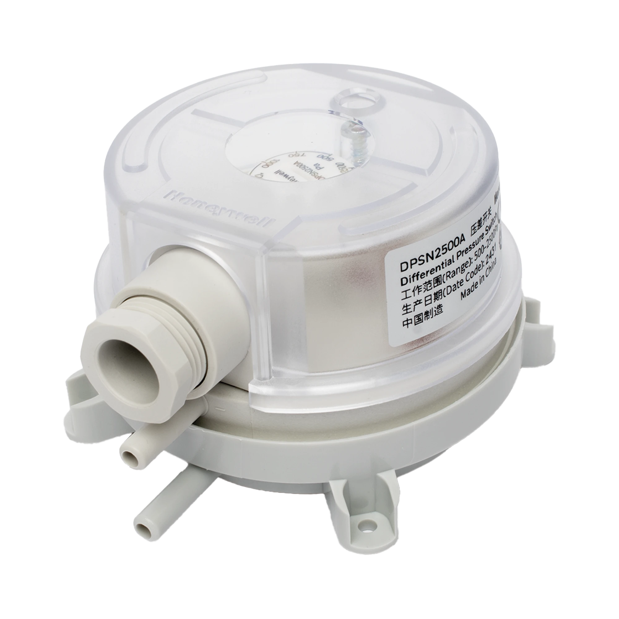 INTERRUPTOR DE PRESIÓN DE AIRE: 500 A 2500 PA RANGO DE PRESIÓN DIFERENCIAL: 150 PA VALOR PROMEDIO-BMS-HONEYWELL BMS-Bsai Seguridad & Controles