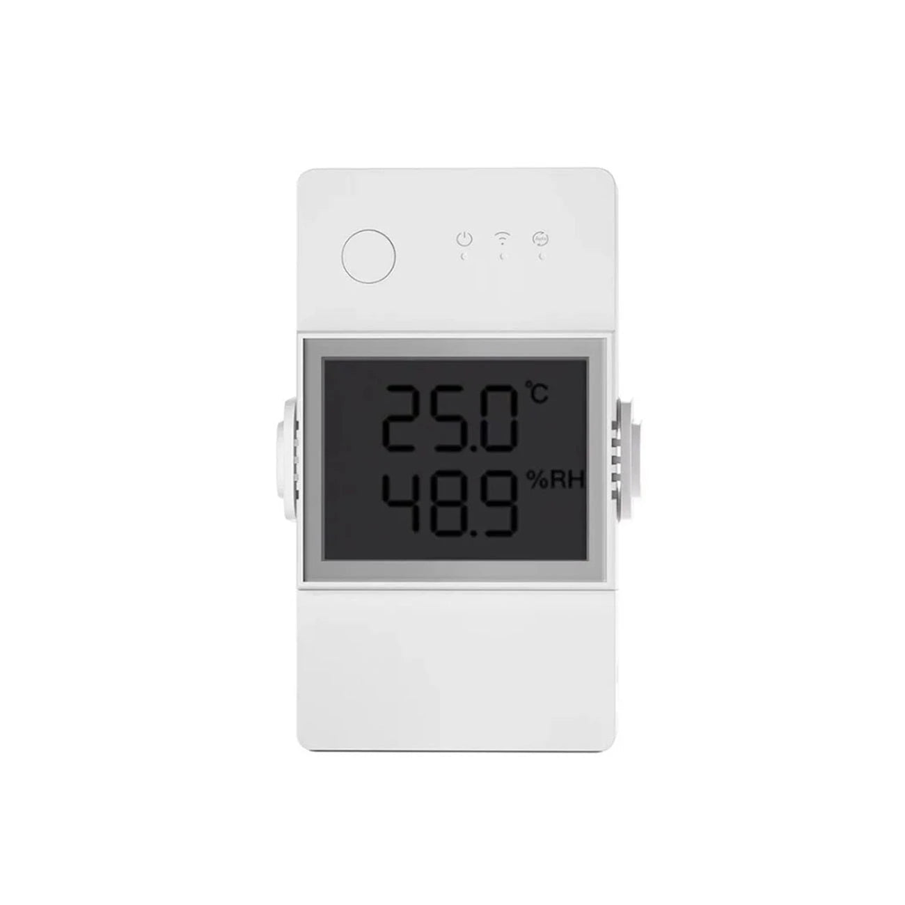 INTERRUPTOR INTELIGENTE CON MONITOREO DE TEMPERATURA Y HUMEDAD SONOFF THR320D CON DISPLAY CONEXIÓN WIFI 2.4GHZ SOPORTA HASTA 20A COMPATIBLE CON ASISTENTES VIRTUALES-Smart Home-SONOFF-Bsai Seguridad & Controles